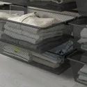 IKEA BOAXEL БОАКСЕЛЬ, сетчатая корзина, антрацит, 60x40x15 см 105.755.92 фото thumb №2