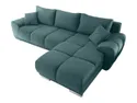 BRW Універсальний кутовий диван Noti зі спальною функцією та ящиком для зберігання велюровий синій NA-NOTI-LX.3DL.URC-G2_BD5552 фото thumb №3