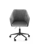 Кресло компьютерное офисное вращающееся HALMAR FRESCO, серый бархат фото thumb №11