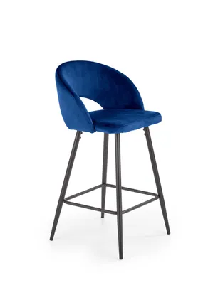 Барный стул HALMAR H96 хокер темно-синий фото