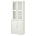 IKEA HAVSTA ХАВСТА, комбінація для зберіг зі склян двер, білий, 81x47x212 см 292.659.81 фото thumb №1