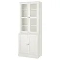 IKEA HAVSTA ХАВСТА, комбинацияация для хранения с сткл двр, белый, 81x47x212 см фото thumb №1