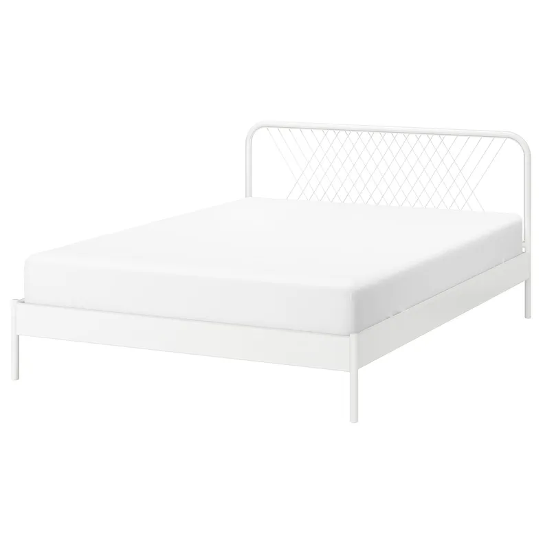 IKEA NESTTUN НЕСТТУН, каркас ліжка, білий, 140x200 см 991.579.83 фото №1