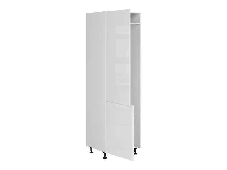 Шафа кухонна для вбудованого холодильника BRW Tapo Special 60 см ліва біла екрю, альпійський білий/екрю білий FK_DL_60/207_L/L-BAL/BIEC фото №3