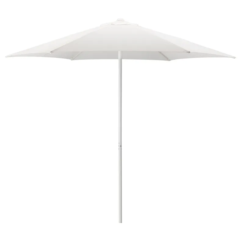IKEA HÖGÖN ХЕГЕН, парасоля від сонця, білий, 270 см 204.114.30 фото №1