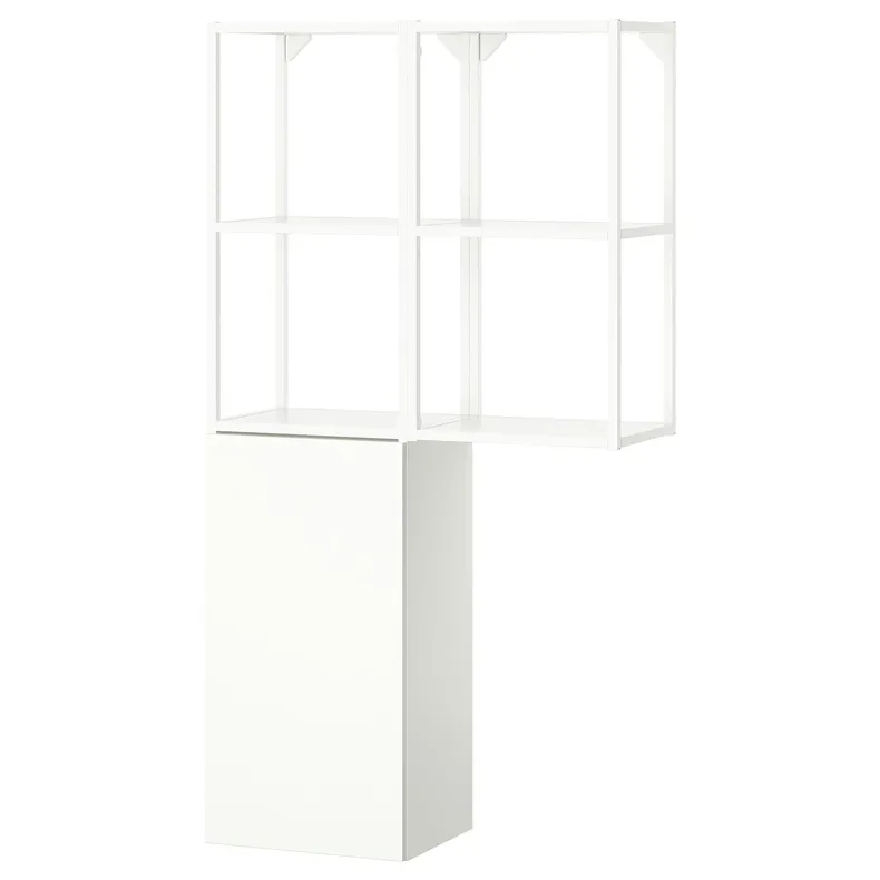 IKEA ENHET ЭНХЕТ, комбинация д / хранения, белый, 80x32x150 см 395.479.52 фото №1