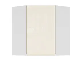 BRW Угловой верхний кухонный шкаф Sole 60 см левый глянец магнолия, альпийский белый/магнолия глянец FH_GNWU_60/72_L-BAL/XRAL0909005 фото