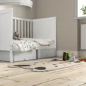 IKEA DRÖMSLOTT ДРЕМСЛОТТ, килим, у формі собаки кремово-білий/сірий, 66x110 см 305.263.79 фото thumb №2