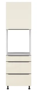 BRW Кухонный духовой шкаф Sole L6 60 см с ящиками с плавным закрыванием магнолия жемчуг, альпийский белый/жемчуг магнолии FM_DPS_60/207_2STB/STB/P-BAL/MAPE фото thumb №1