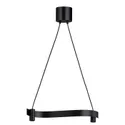 IKEA ACKJA АККЬЯ, подвесной светильник, волна / черный, 60 см 305.589.16 фото thumb №1