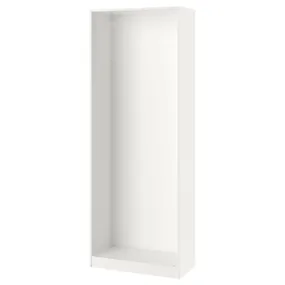IKEA PAX ПАКС, каркас гардероба, білий, 75x35x201 см 402.119.77 фото