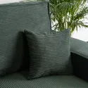 Угловой диван универсальный MEBEL ELITE ALEX, 262 см, ткань: зеленый фото thumb №6