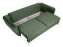 BRW Тримісний диван-ліжко Sarius з велюровим ящиком зелений SO3-SARIUS-LX-3DL-GA_BBF2D2 фото thumb №4