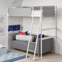 IKEA VITVAL ВИТВАЛ, каркас кровати-чердака, белый / светло-серый, 90x200 см 104.112.42 фото thumb №2