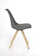 Кухонний стілець HALMAR K201 сірий фото thumb №4