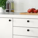 IKEA BAGGANÄS БАГГАНЭС, ручка мебельная, черный, 21 мм 903.384.17 фото thumb №3