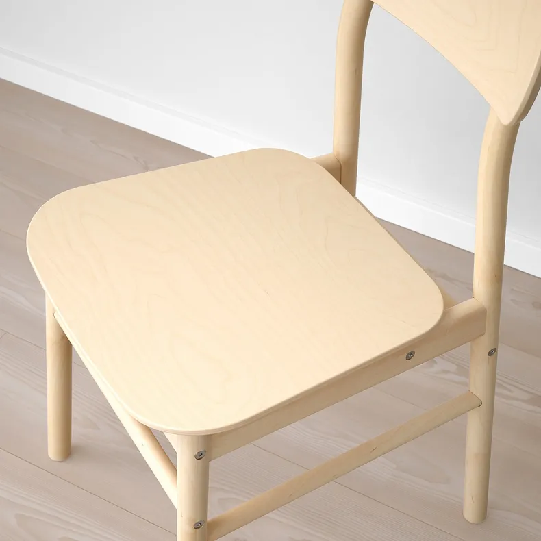 IKEA RÖNNINGE РЕННІНГЕ, стілець, береза 104.225.04 фото №8