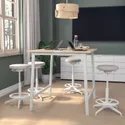 IKEA MITTZON МІТТЗОН, стіл для конференцій, береза okl/біла, 140x108x105 см 095.334.52 фото thumb №2