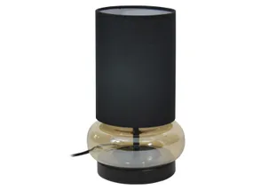 BRW Скляна настільна лампа Epiro бежевого кольору 093395 фото