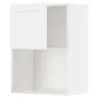 IKEA METOD МЕТОД, шафа навісна для мікрохвильової печ, білий Енкопінг / білий імітація дерева, 60x80 см 894.734.54 фото
