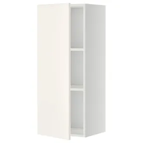IKEA METOD МЕТОД, шафа навісна із полицями, білий / ВЕДДІНГЕ білий, 40x100 см 894.601.78 фото