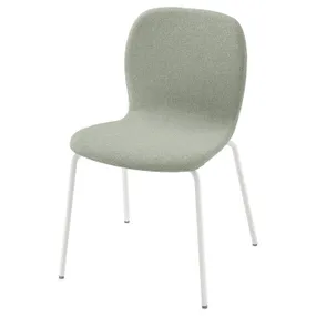IKEA KARLPETTER КАРЛЬПЕТТЕР, стілець, ГУННАРЕД світло-зелений / СЕФАСТ білий 294.814.47 фото