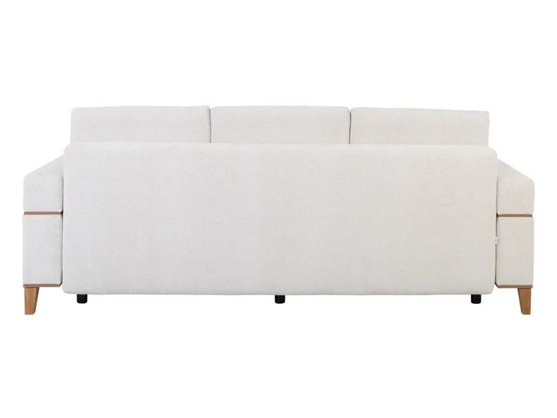 BRW Тримісний диван-ліжко Alia з ящиком для зберігання бежевий, Ворон 22 SO3-ALIA-LX-3DL-GB_BBF2C4 фото №4