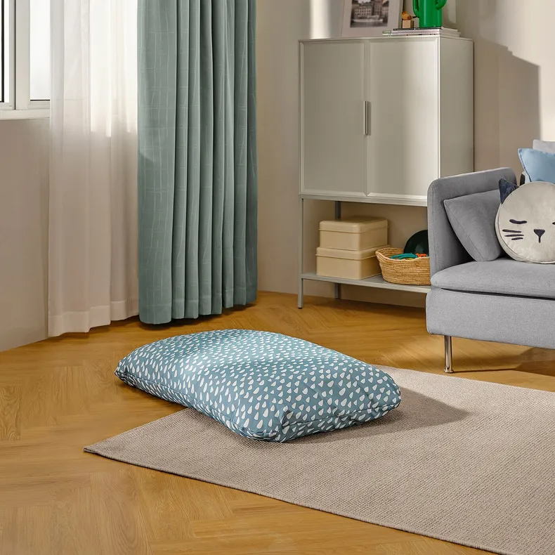 IKEA UTSÅDD УТСОДД, подушка для домашнего питомца, голубой, 64x102 см 505.677.50 фото №3