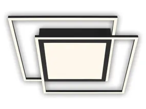 BRW Стельовий світильник Frame Center Led 3-точковий металевий чорний 085504 фото