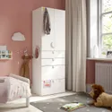 IKEA SMÅSTAD СМОСТАД / PLATSA ПЛАТСА, гардероб, белый с 4 ящиками, 60x42x181 см 994.263.63 фото thumb №2