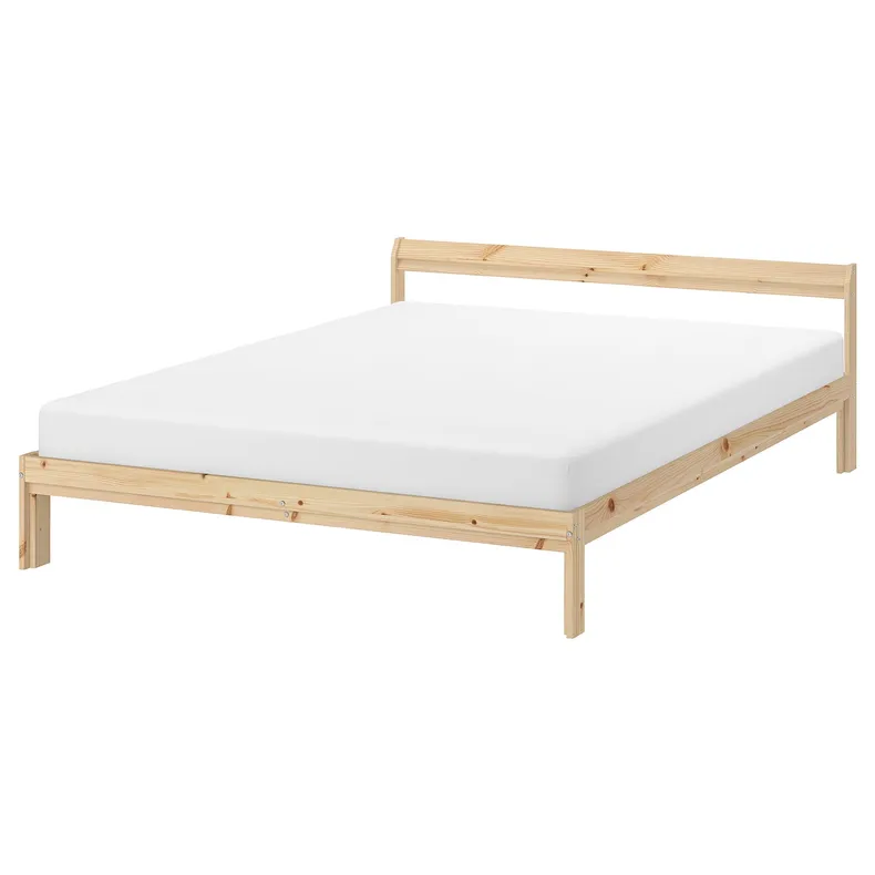 IKEA NEIDEN НЕІДЕН, каркас ліжка, сосна / ЛУРОЙ, 140x200 см 392.486.08 фото №1