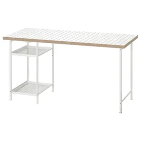 IKEA LAGKAPTEN ЛАГКАПТЕН / SPÄND СПЕНД, письмовий стіл, білий/антрацит, 140x60 см 095.636.65 фото