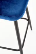 Барный стул HALMAR H96 хокер темно-синий фото thumb №7