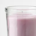 IKEA LUGNARE ЛУГНАРЕ, ароматическая свеча в стакане, жасмин / розовый, 20 часов. 005.021.05 фото thumb №6