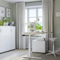 IKEA MITTZON МИТТЗОН, стол / трансф, электрический окл дуб / белый, 160x80 см 995.302.65 фото thumb №5