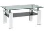 Журнальний столик SIGNAL LISA II, білий, 60x110 фото