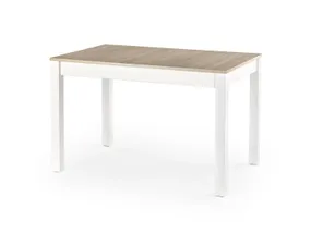 Кухонный стол HALMAR MAURYCY 118-158x75 см дуб сонома / белый фото