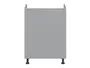BRW Кухонный шкаф под мойку Iris 60 см правый ferro, гренола серый/ферро FB_DK_60/82_P-SZG/FER фото