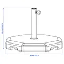 IKEA HUVÖN ГУВЕН, опора парасолі від сонця, сірий, 56x56 см 504.571.05 фото thumb №3