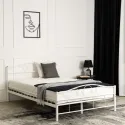 Кровать металлическая MEBEL ELITE GRIFFIN, 120x200 см, Белый фото thumb №3