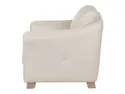 BRW Класичне крісло Viena з натуральної шкіри білого кольору, Мадрас 215 FO-VIENA-1-SK1_BC246E фото thumb №3