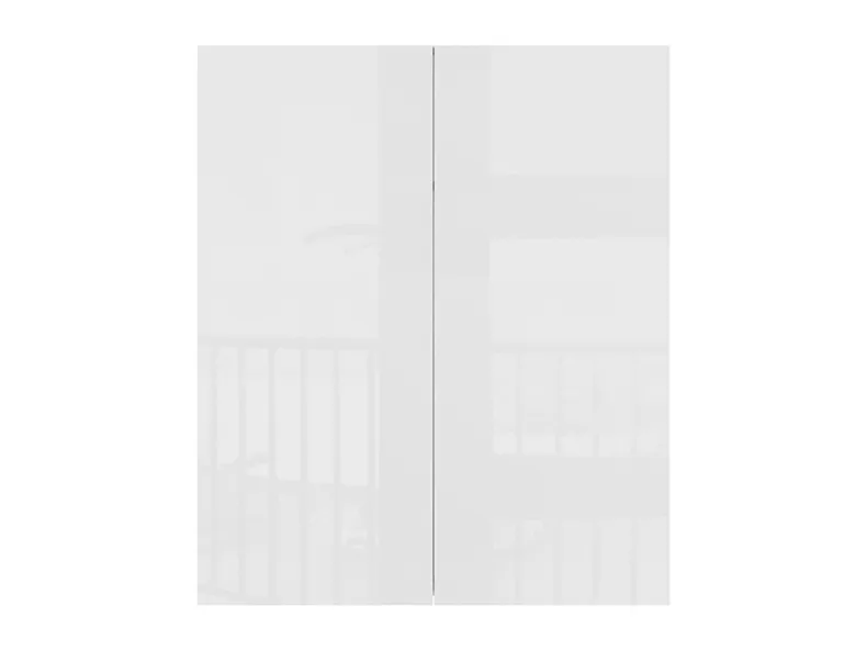 BRW Верхний кухонный гарнитур Tapo Special 80 см со сливом двухдверный белый экрю, альпийский белый/экрю белый FK_GC_80/95_L/P-BAL/BIEC фото №1