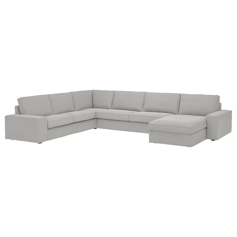 IKEA KIVIK КІВІК, кутовий 6-місний диван з кушеткою 194.846.96 фото №1