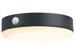 BRW Вуличний світлодіодний настінний світильник Endura Style 16 см з датчиком день/ніч чорний 093675 фото