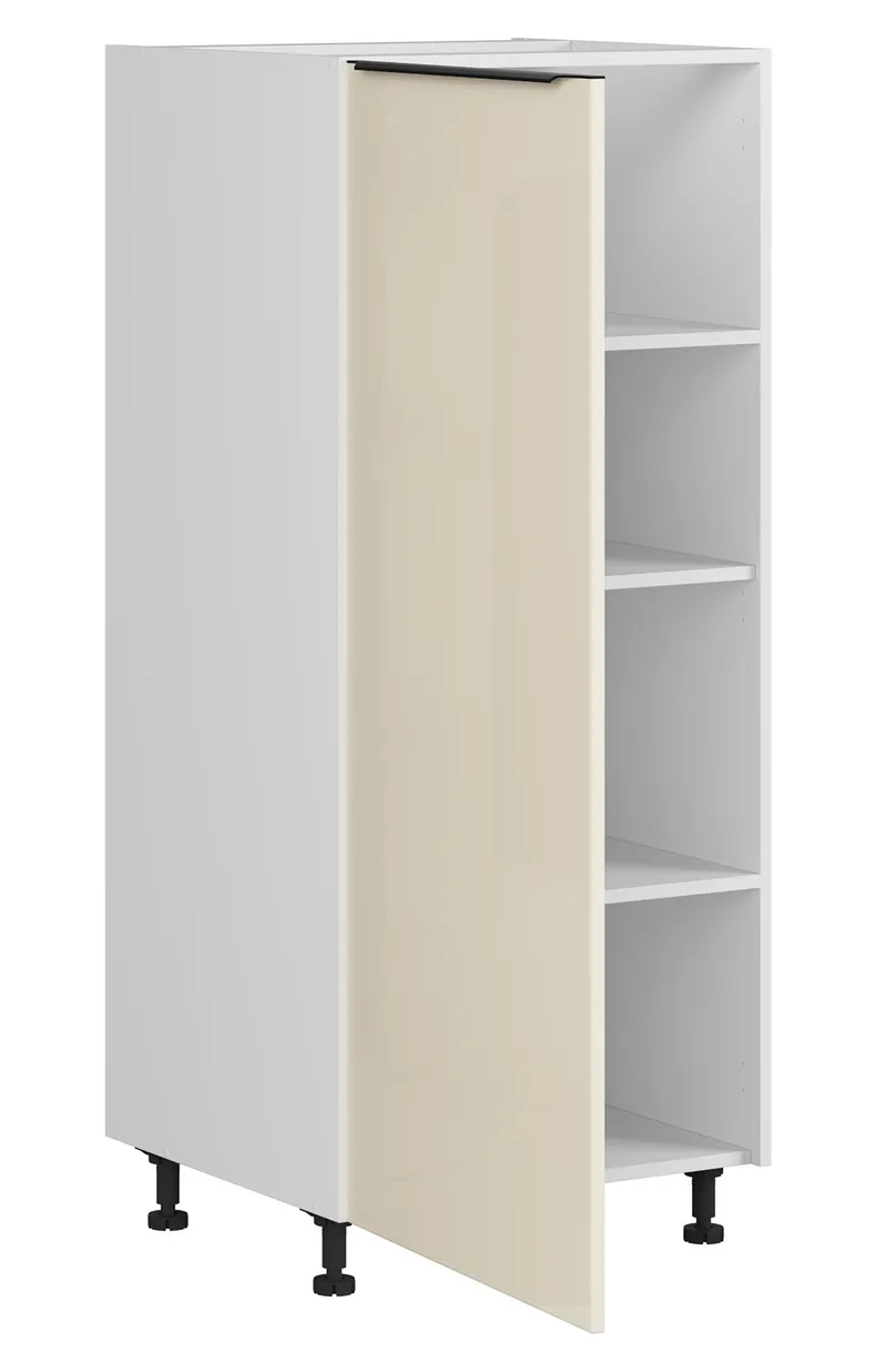 BRW Кухонный шкаф Sole L6 60 см левосторонний для установки холодильника магнолия жемчуг, альпийский белый/жемчуг магнолии FM_DL_60/143_L-BAL/MAPE фото №4