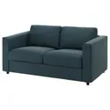 IKEA VIMLE ВИМЛЕ, чехол на 2-местный диван-кровать, Темно-синий 094.411.41 фото thumb №2