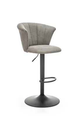 Барный стул HALMAR H-104, ткань: серый фото