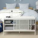 IKEA MACKAPÄR МАККАПЭР, скамья с отделен / раздвижные дверцы, белый, 100x37 см 205.444.87 фото thumb №3