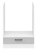 BRW Кухонный шкаф для встраиваемого духового шкафа Junona Line 60 см светло-серый глянец, светло-серый глянец DPK/60/82_BBL-BI/JSZP фото thumb №1