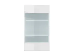 Кухонный шкаф BRW Top Line 40 см левосторонний с витриной белый глянец, альпийский белый/глянцевый белый TV_G_40/72_LV-BAL/BIP фото